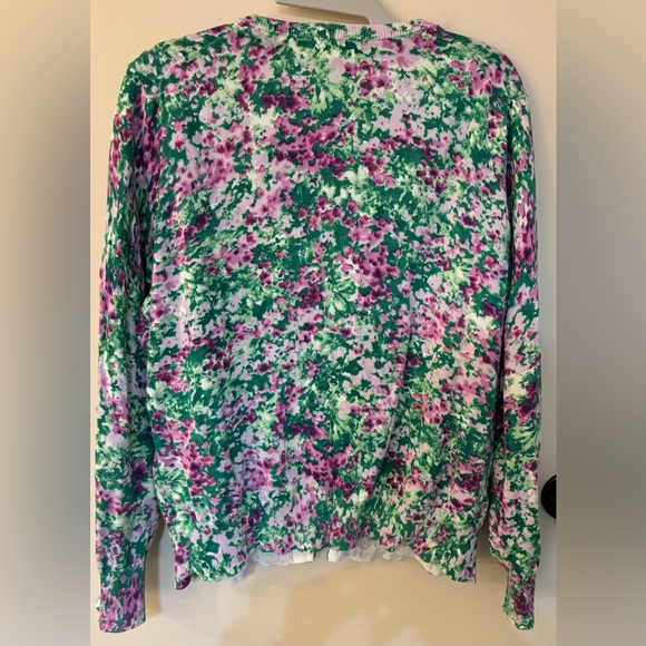 Lands’ End Woman’s Cardigan, Size XL (18) - Picture 2 of 4